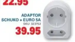 Cashbuild Adaptor schuko + euro 5a offer