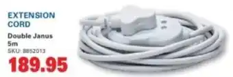 Cashbuild Extension cord double janus offer