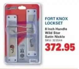 Cashbuild Fort knox lockset offer