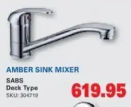 Cashbuild Amber sink mixer sabs deck type offer