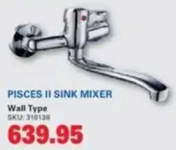 Cashbuild Pisces II sink mixer wall type offer