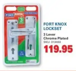 Cashbuild Fort knox lockset 3 lever chrome plated offer