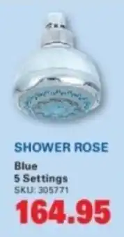 Cashbuild Shower rose blue offer