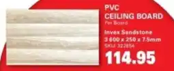 Cashbuild Pvc ceiling board invex sandstone offer