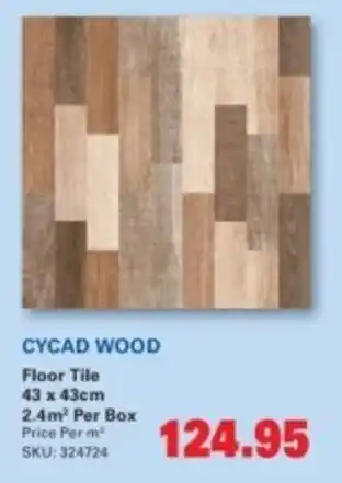 Cashbuild Cycad wood floor tile offer