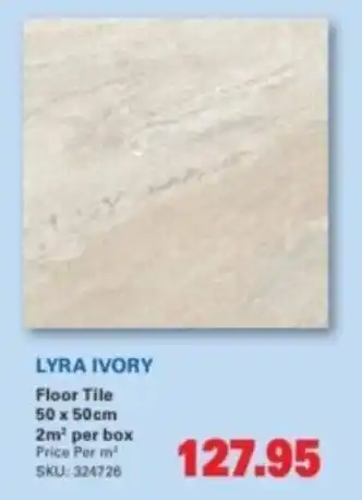 Cashbuild Lyra ivory floor tile offer