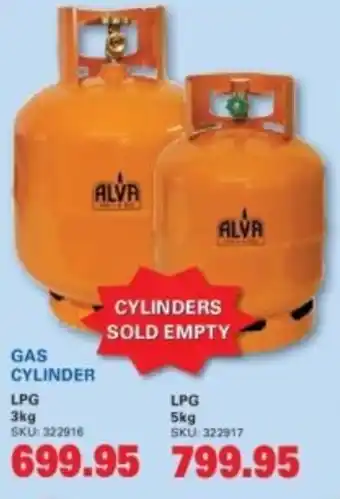 Cashbuild Alva gas cylinder lpg offer
