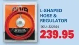 Cashbuild Alva L-shaped hose & regulator offer
