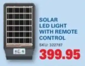 Cashbuild Solar led light with remote control offer