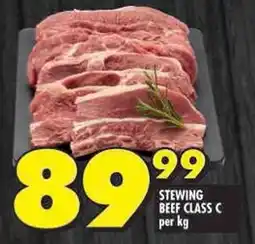 Shoprite Stewing beef class c offer