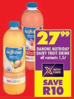 Shoprite Danone nutriday dairy fruit drink offer
