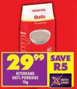 Shoprite Ritebrand oats porridge offer