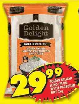 Shoprite Golden delight long grain white parboiled rice offer