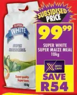 Shoprite Super white super maize meal offer