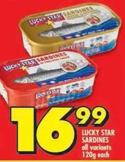 Shoprite Lucky star sardines all variants offer