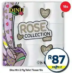 Pick n Pay Dinu Mini 2 Ply Toilet Tissue offer