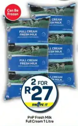 Pick n Pay PnP Fresh Milk Full Cream offer