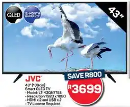 JVC 43' (109cm) Smart QLED TV