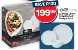 Pick n Pay O2 Dine Dinner Set Assorted Designs Each offer