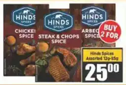 Big Save Hinds Spices Assorted offer