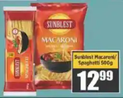 Big Save Sunblest Macaroni/ Spaghetti offer