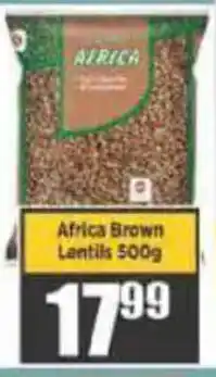 Big Save Africa Brown Lentils offer