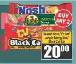 Big Save Beacon Nosh/TV Bar/ Jungle Energy Bar/ Black Cat Bar offer