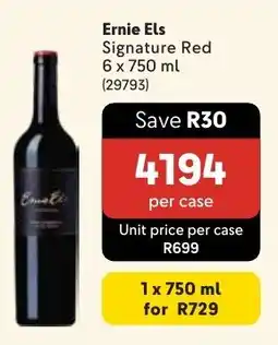 Makro Ernie Els Signature Red offer