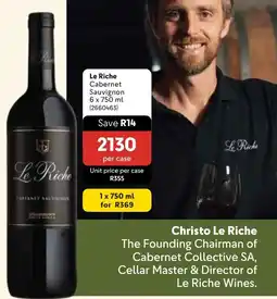 Makro Le Riche Cabernet Sauvignon offer