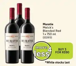Makro Muratie Melck's Blended Red offer