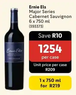 Makro Ernie Els Major Series Cabernet Sauvignon offer