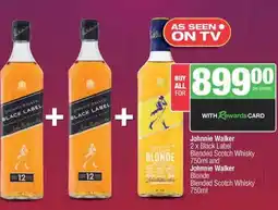 Spar Tops JOHNNIE WALKER offer