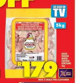 Shoprite GOLDI FROZEN MIXED CHICKEN PORTIONS 5kg offer