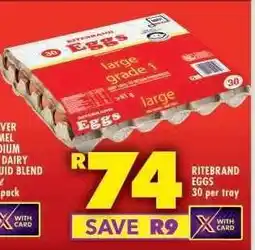 Shoprite RITEBRAND EGGS offer