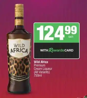 Spar Tops WILD AFRICA offer