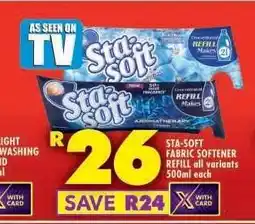 Shoprite STA-SOFT FABRIC SOFTENER REFILL offer