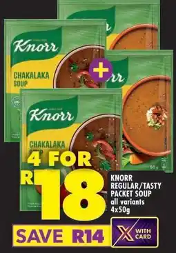 Shoprite Knorr Regular/Tasty Packet Soup offer