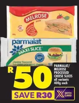 Shoprite PARMALAT/MELROSE PROCESSED CHEESE SLICES offer