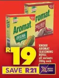Shoprite KNORR AROMAT SEASONING REFILL offer