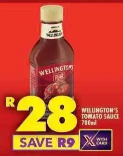 Shoprite Wellington's Tomato Sauce-700ml offer