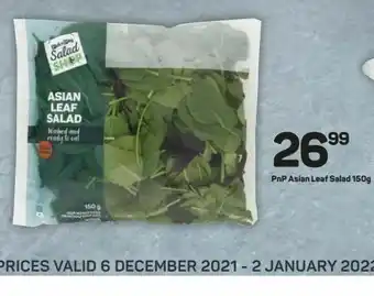 Pick n Pay Asian leaf salad offer