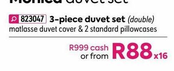 3-piece duvet set