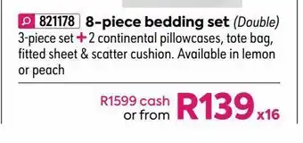 HomeChoice 8-piece bedding set offer
