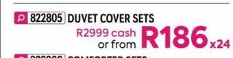 HomeChoice Duvet cover sets offer
