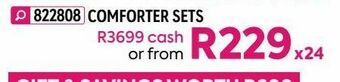 HomeChoice Comforter sets offer