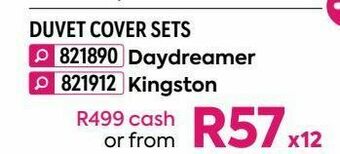HomeChoice Duvet cover sets offer