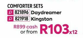 HomeChoice Comforter sets offer