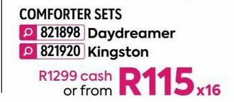 HomeChoice Comforter sets offer
