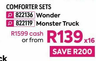 HomeChoice Comforter sets offer