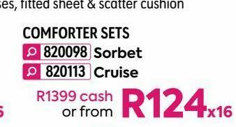 HomeChoice Comforter sets offer